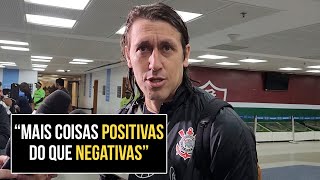 CÁSSIO projeta EVOLUÇÃO do CORINTHIANS e ELOGIA A FIEL quando é perguntado sobre críticas [upl. by Euridice]