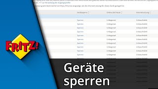 FritzBox Geräte sperren ✅ Tutorial [upl. by Chiaki]