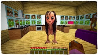 🤘 MOMO APARECE EN MI CASA EN MINECRAFT CREEPYPASTA [upl. by Aicnatsnoc496]