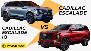 2025 Cadillac Escalade vs 2025 Cadillac Escalade IQ The Ultimate Showdown [upl. by Mathian]