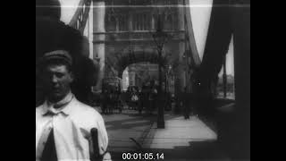 Early Films of London Streets 1896  Film 1011158 [upl. by Atinaw332]