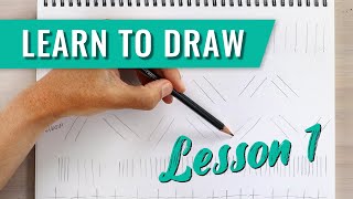 Learn How To Draw Pt 1 Lines Lines Lines [upl. by Pooley]