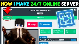 How To Make 🔥 247 Online Minecraft Aternos Server Minecraft Replite Url Problem Fix Easy Method [upl. by Gnas]