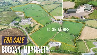 C 35 ACRES OF PRIME LAND  Boggan Moynalty Co Meath  Land for Sale in Meath [upl. by Crean]