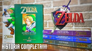 Mangá The Legend of ZELDA  Ocarina of Time Perfect Edition  Panini zelda zeldaocarinaoftime [upl. by Ia]