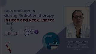 Dos and Donts during Radiation therapy in Head and Neck CancerBengali  Dr Sarbani Ghosh [upl. by Catharina505]