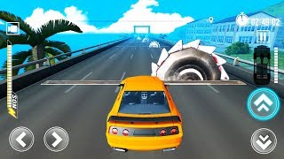 Deadly Race Speed Car Bumps Challenge  Gameplay Android and iOS [upl. by Norrag]