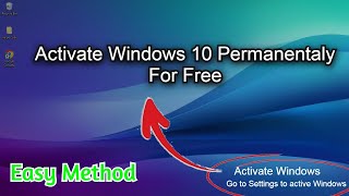 2024 Fix Activate Windows 10 Permanently for Free  Activate Windows 10 Pro for Free [upl. by Soelch847]