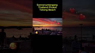 Sonnenuntergang Thailand Phuket Patong Beach [upl. by Edson]