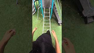 Bella ciao playground parkour running climbing sliding pov youtubeshorts moneyheistbellaciao [upl. by Atiraj149]