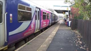 HD  Northern Rail DMU  150225  Romiley Railway Station Stockport  28112014 [upl. by Vassaux]