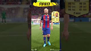 LIONEL MESSI IN EVERY FIFA 0625 lionelmessi fcbarcelona argentina football fifa [upl. by Sremlahc]