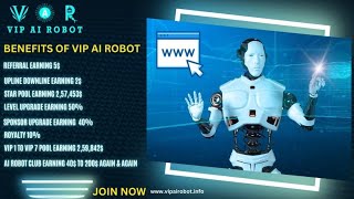 VIP AI ROBOT FULL PLAN VIDEO  ENGLISH 20242025 BEST AI ROBOT [upl. by Etteniuq]