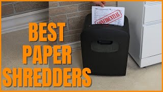 Top 5 Best Paper Shredders for Fast Shredding in 2023 [upl. by Peedsaj792]