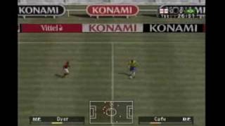 Pro Evolution Soccer3 England Vs Brasil 2002 PS2 [upl. by Norag842]