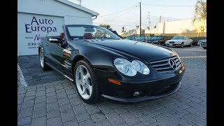 The R230 Roadster like this 2005 MercedesBenz SL500 AMG Sport is  for now  an absolute bargain [upl. by Ehtiaf]