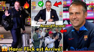 🚨OFFICIEL LE NOUVEL ENTRAÎNEUR DU BARCELONE JUSTE ARRIVÉ EN ESPAGNE ENFIN ACTUALITÉS DE BARCELONE [upl. by Latsyrhc]