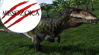 Mesozoica 3  Família de Velociraptors EPIC Carcharodontosaurus Solitário  PTBR [upl. by Aramad]