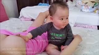 WILLY BABY BREASTFEEDING amp CURIOUS ABOUT THE FOOD SOURCE DAY227 母乳  720 X 1280 mp4 [upl. by Inattyrb]