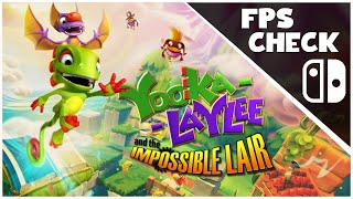 YookaLaylee and the Impossible Lair  FPS Check • Nintendo Switch Gameplay [upl. by Guidotti63]