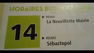 Citura La ligne 14 La Neuvillette Mairie vers Sébastopol [upl. by Humo]