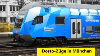 DostoZüge in München Heimeranplatz Bahnland Bayern m BR245 amp WestBahn Stadler KISS [upl. by Heaps22]