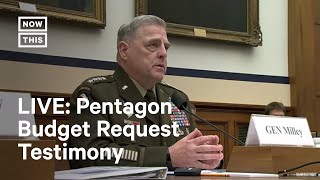 Dept of Defense Leaders Testify on Pentagon Budget Request  LIVE [upl. by Yadrahs]