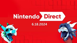 RetroSpecter amp Kamex Stream Nintendo Direct 61824 Reaction [upl. by Nelleeus]