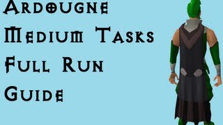 RSTasks Ardougne Medium Task Guide  Full Run [upl. by Ainslie]