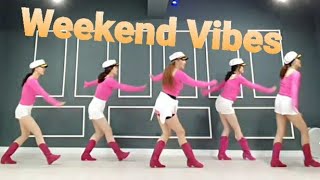 Weekend Vibes LinedanceBeginnerMuse Linedance [upl. by Milicent257]