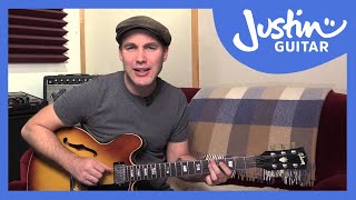 The 2 amp 4 Jazz Metronome  Guitar Lesson  JustinGuitar JA003 [upl. by Atteiluj367]