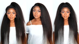 OMG😱 SHE SLAYED Kinky Straight 100 Human Hair Bundles Ft ELFIN HAIR [upl. by Dranel]