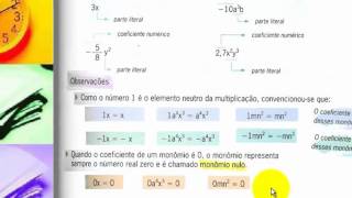 Álgebra Aula 05 parte 1  Monômios [upl. by Osmo]