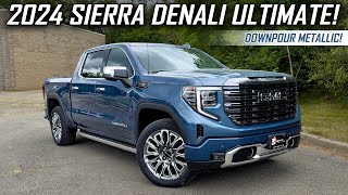 2024 GMC Sierra 1500 Denali Ultimate  Downpour Metallic Paint [upl. by Niveb]