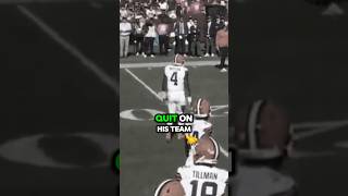 Deshuan Watson QUIT on the Cleveland Browns MIDGAME🤬 deshuanwatson clevelandbrowns nfl nflnews [upl. by Anelrats]