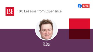 10½ Lessons from Experience  LSE Online Event [upl. by Farrish868]