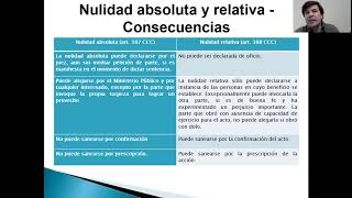 Ineficacia de los actos  Clasificación de las nulidades 25 [upl. by Yaron]