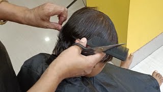 छोटी बच्ची के बालों में Baby hair cut कीस तरह से कांटेBarbie hair cutFor beginnerRoop Rang Bea [upl. by Obnukotalo]