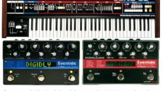 Roland Juno 60 and Eventide TimeFactor and Pitchfactor Pedals [upl. by Notyal]