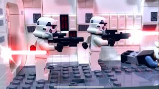 Tantive IV Battle  Lego Star Wars Animation Test [upl. by Evreh]