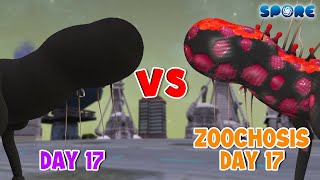 Day 17 vs Zoochosis Day 17  Horror vs Zoochosis Horror S1E9  SPORE [upl. by Ailimaj]