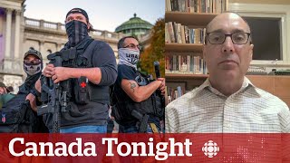 Political historian concerned about potential for violence after US election  Canada Tonight [upl. by Ennaoj]