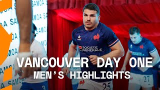 Antoine Dupont makes SVNS debut Vancouver HSBC SVNS Day One Mens Highlights [upl. by Barty]