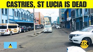 Castries Town Castries Market in a morning St Lucia is dead is it true [upl. by Shakespeare910]