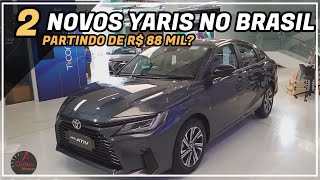 LANÇAMENTO 2 NOVOS TOYOTA YARIS PARA BRASIL EM 2024 QUE PODEM SER OS NOVOS LIDERES E MELHOR PREÇO [upl. by Gradeigh]