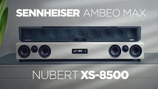 Die stärksten Soundbars Nubert XS8500 vs Sennheiser Ambeo Max im Vergleich [upl. by Zealand]