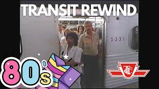 Toronto TTC Subway and Transit in 1988  H1 M1 and H5 Subway Cars [upl. by Adnahs]