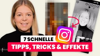 Instagram Tipps Tricks und Effekte 🤩 7 schnelle Design Ideen für Reels amp Stories 📲 Teil 2 [upl. by Anoik554]