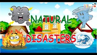 Natural Disasters for Kids  Earthquakes Volcanoes  Tsunami  Floods  Drought and Cyclone [upl. by Dnomyad]