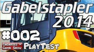 Gabelstapler 2014 2 Lebensgefahr durch Paletten Der Stapler Simulator im Mini Lets Play deutsch HD [upl. by Tillie668]